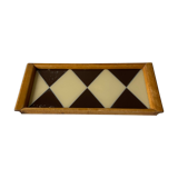Art deco tray geometry patterns