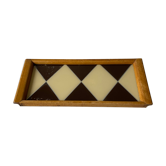 Plateau art déco motifs géométrie