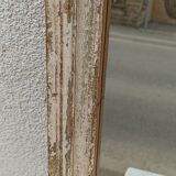 Square wooden mirror