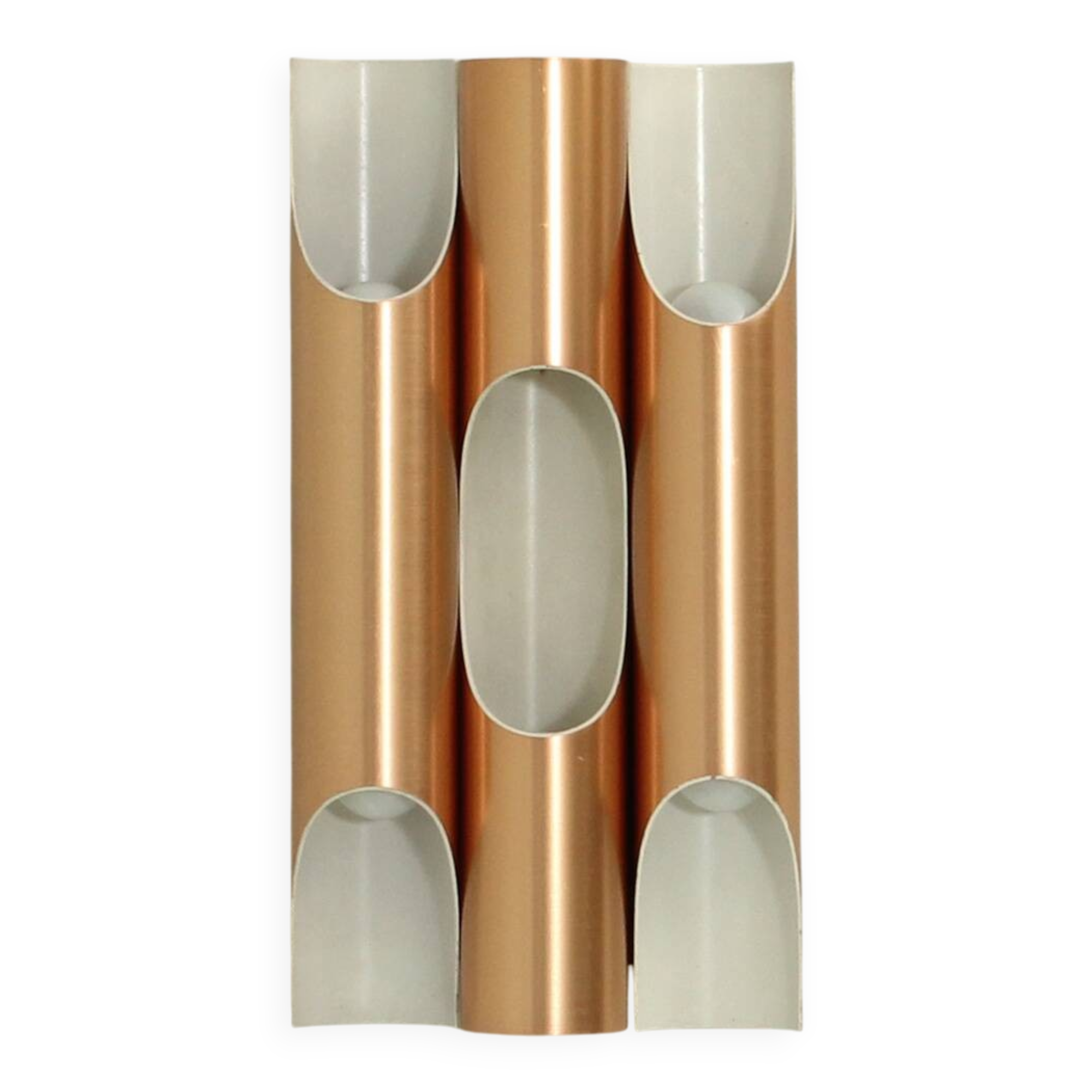 Triple Fuga wall light in copper by Maija Liisa Komulainen for Raak