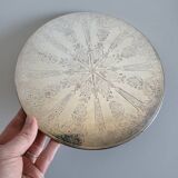 Silver-plated metal trivet EPB made in Sweden