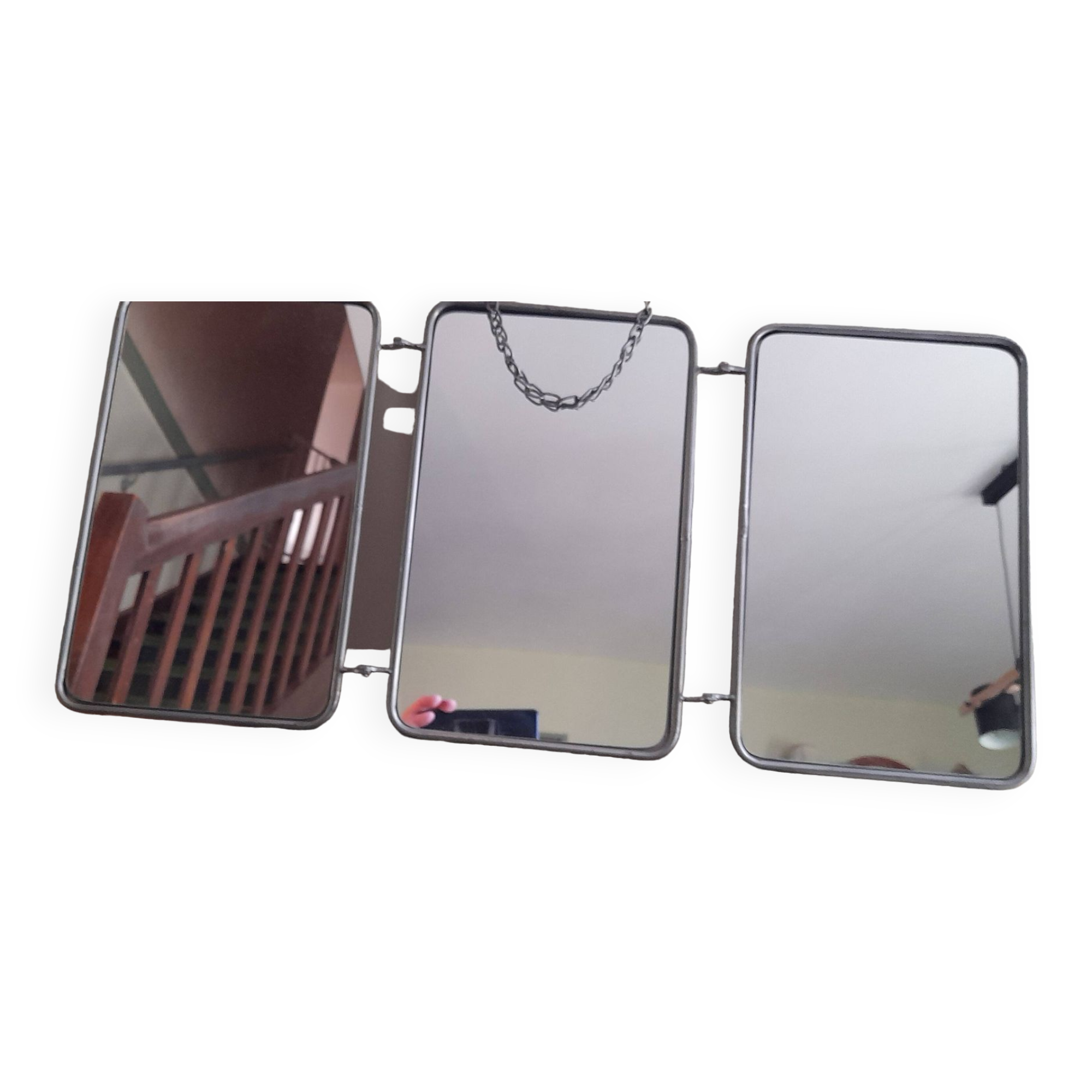 Large model triptych mirror