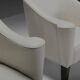 Ensemble de chaises en cuir Josef Hoffmann « Villa Gallia » par Wittmann Austria