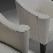 Ensemble de chaises en cuir Josef Hoffmann « Villa Gallia » par Wittmann Austria