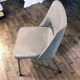 Vintage Armchair • Chrome • Beige Leatherette • 1970