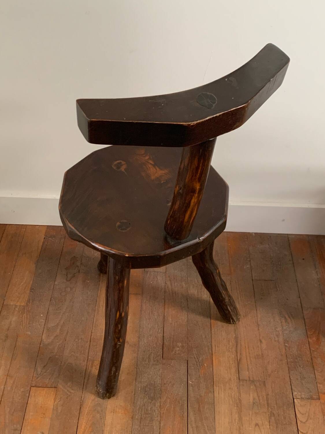 Brutalist T chair from the 1950s