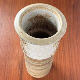 Danish studio ceramic vase from the mid-century by Svend Aage Jensen for Søholm, 1960s.