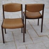 Scandinavian chair pair - Roche Bobois