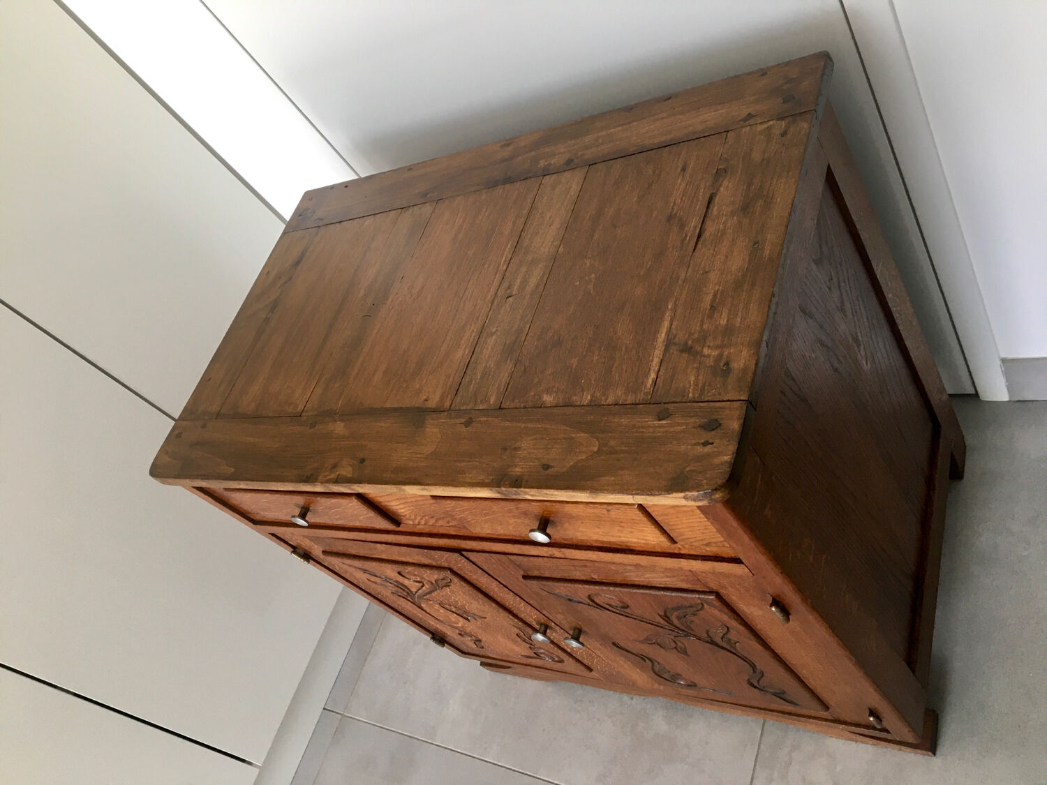 Small buffet in old oak from the 40s/50s