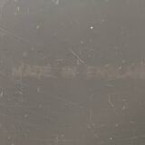 Vintage tobacco pot 1960 wooden snuff box with Stewart crest - 15 x 14 cm