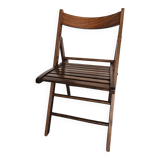 Exotic wood folding chair