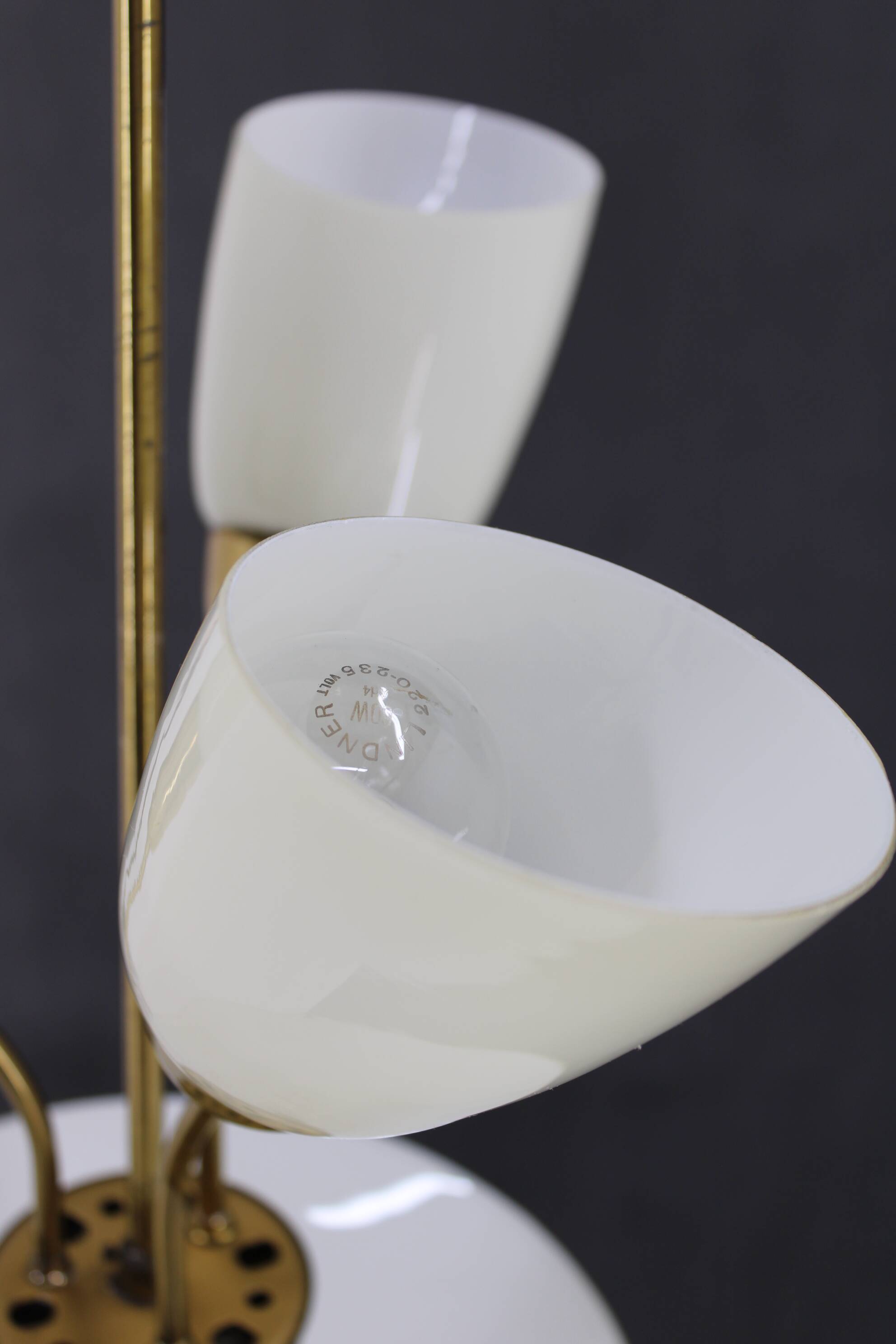 1960s Glass Chandelier by Kamenicky Senov, Czechoslovakia