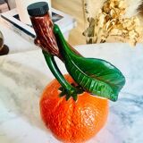 Bottle in the shape of an orange fruit from the 70s