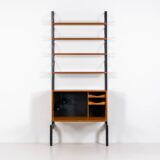 Rare Poul Cadovius standing wall-unit with bar (Denmark, 1960s).