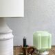 Ceramic lamp, fabric cable 2m, fabric shade