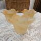 3 antique tulip pendant lights