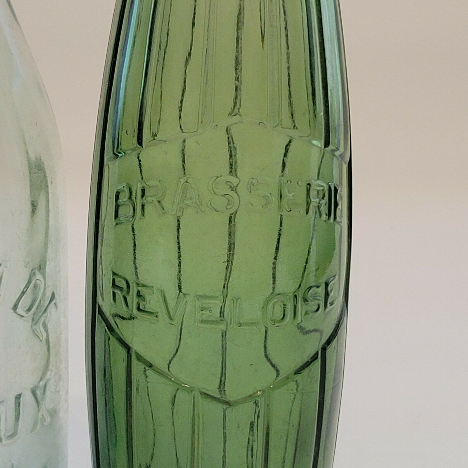 Set of 3 old bottles lemonade / water / beer / soda