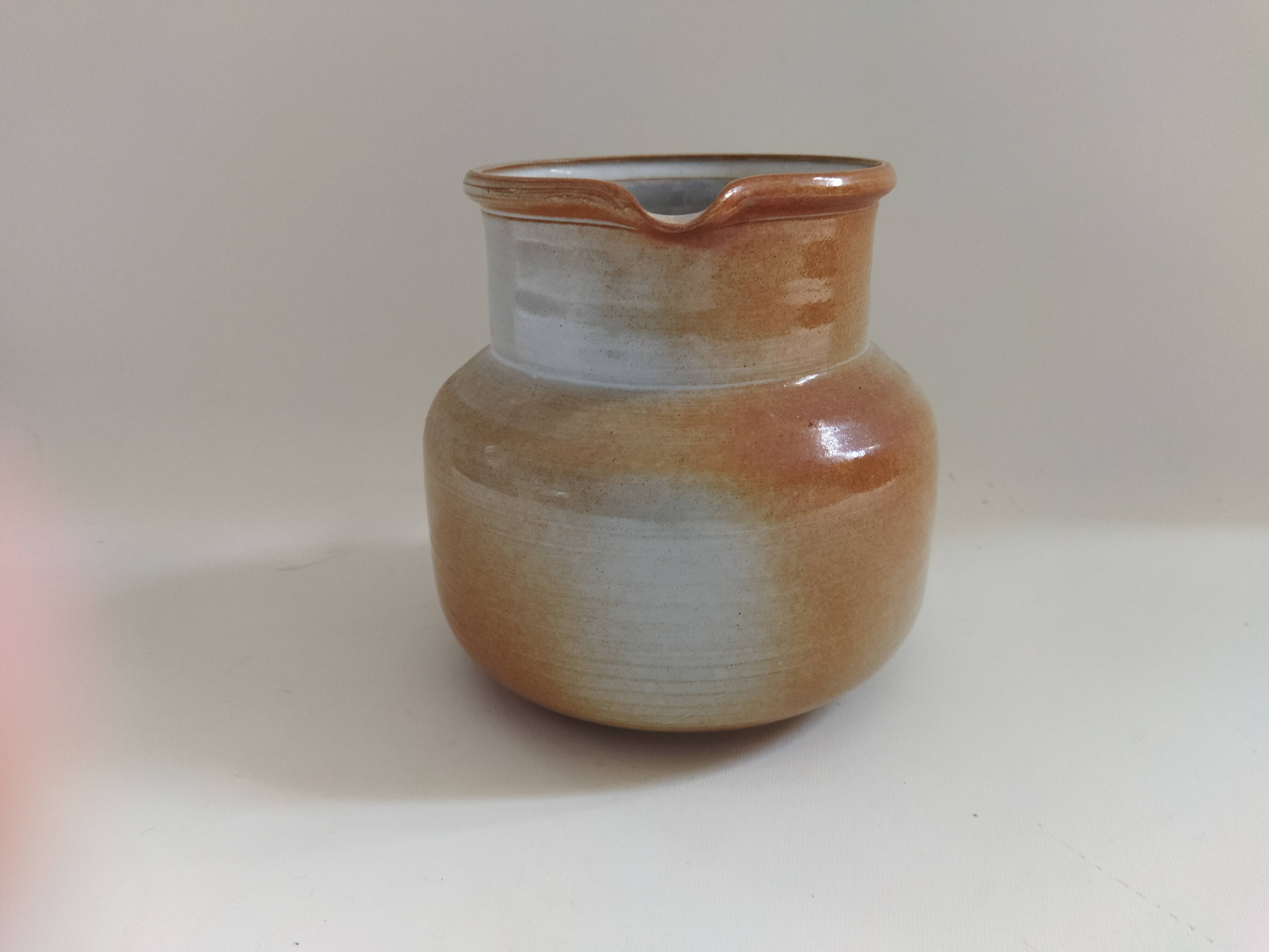 Montgolfier stoneware pitcher