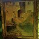 Vintage French art painting by Paul Emile Lecomte - oil on panel