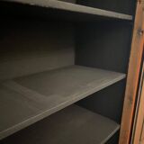 Biedermeier Armoire in Cherry, Walnut, Ebony & Brass, South Germany, 1820s