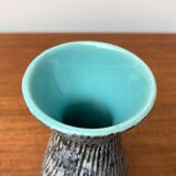 West German pottery vase, mid-century style, 1960s