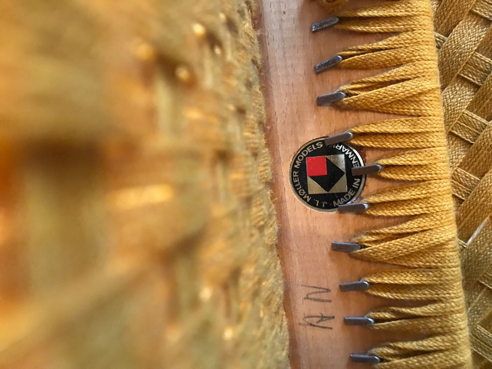 Set of four chairs Möller 77 rope