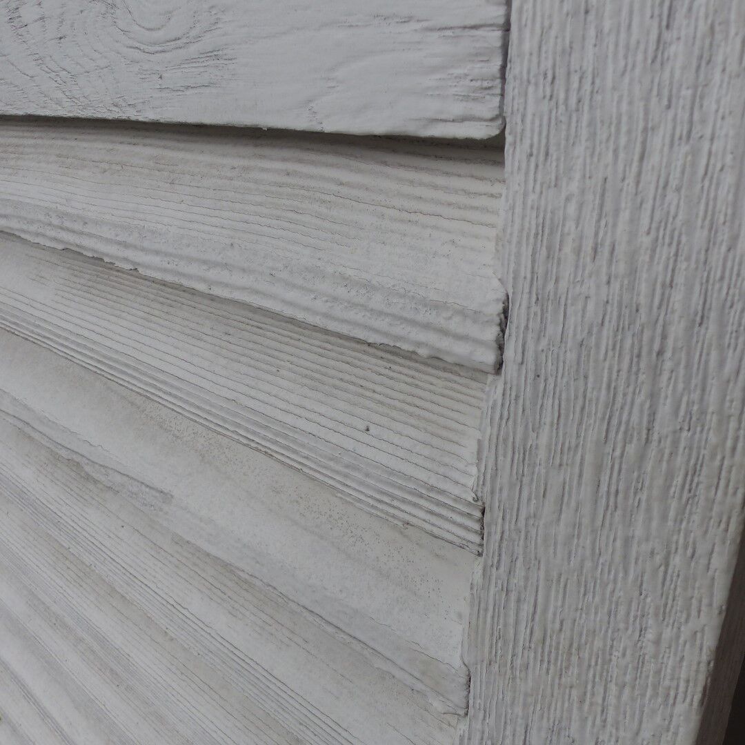 Old wooden shutters louvers 2 leafs