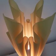 Modern draped torch table lamp Bourbon - Georgia Jacob - France