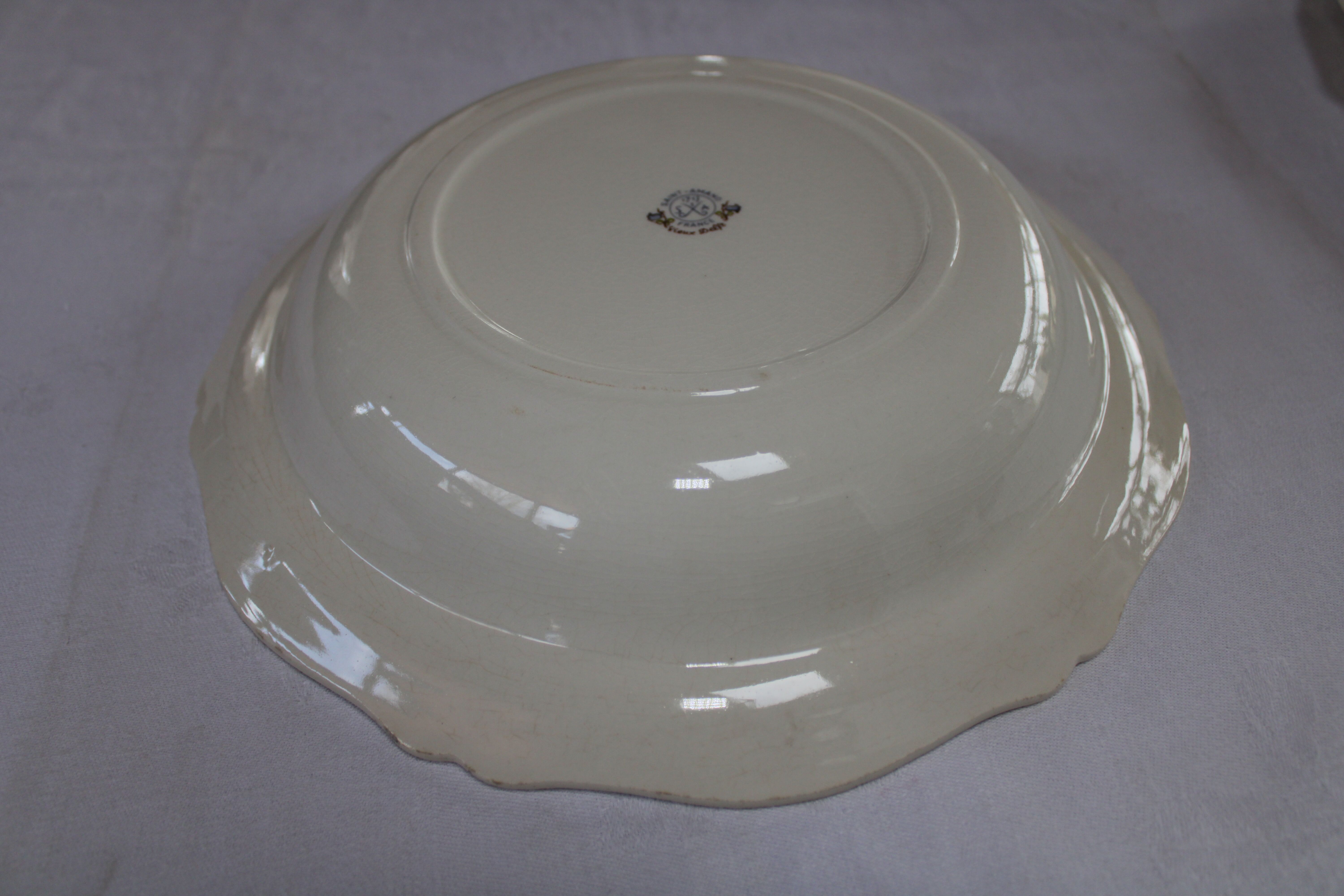 2 dishes of Service Saint-Amand Vieux Delft