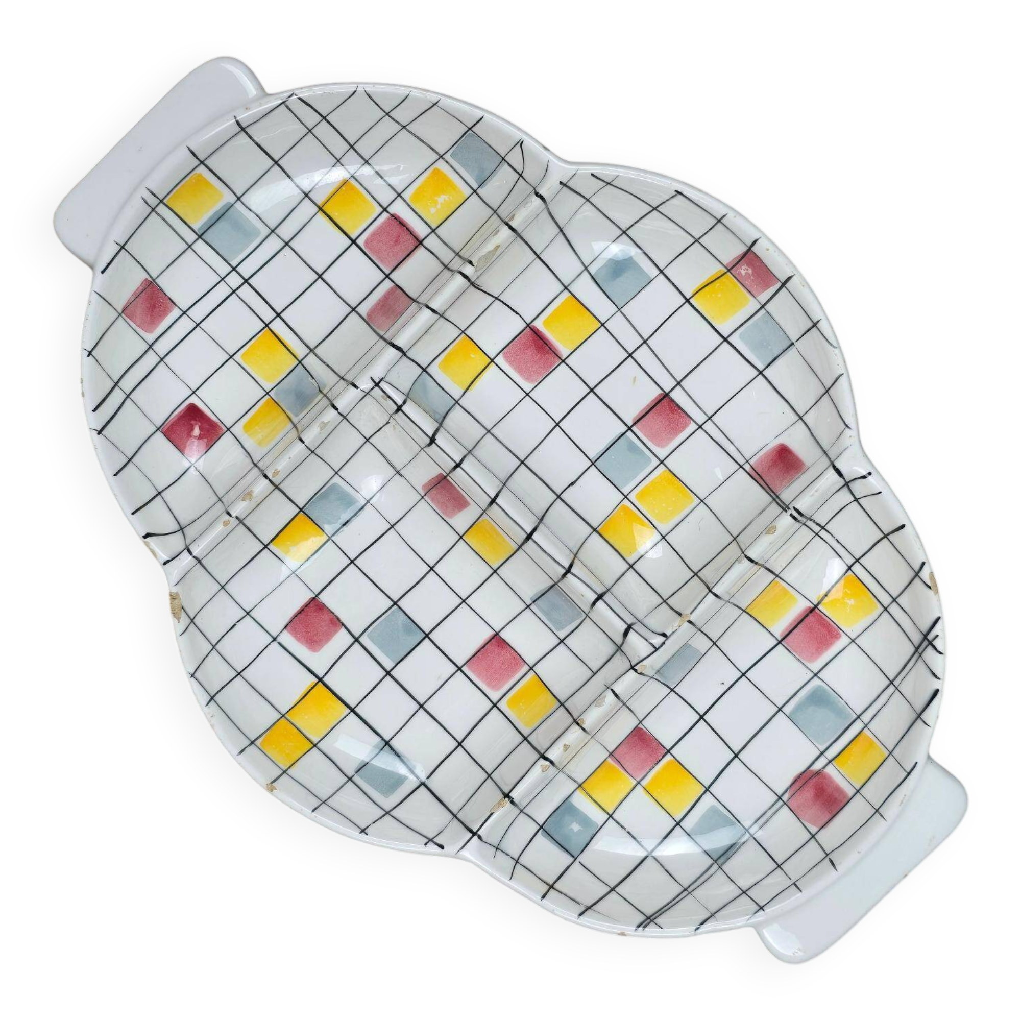 Divided plate – Schramberg – Ollo decor – 1950s