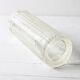Mid-century Elegant Clear Pressed Glass Vintage Vase by Miloš Filip