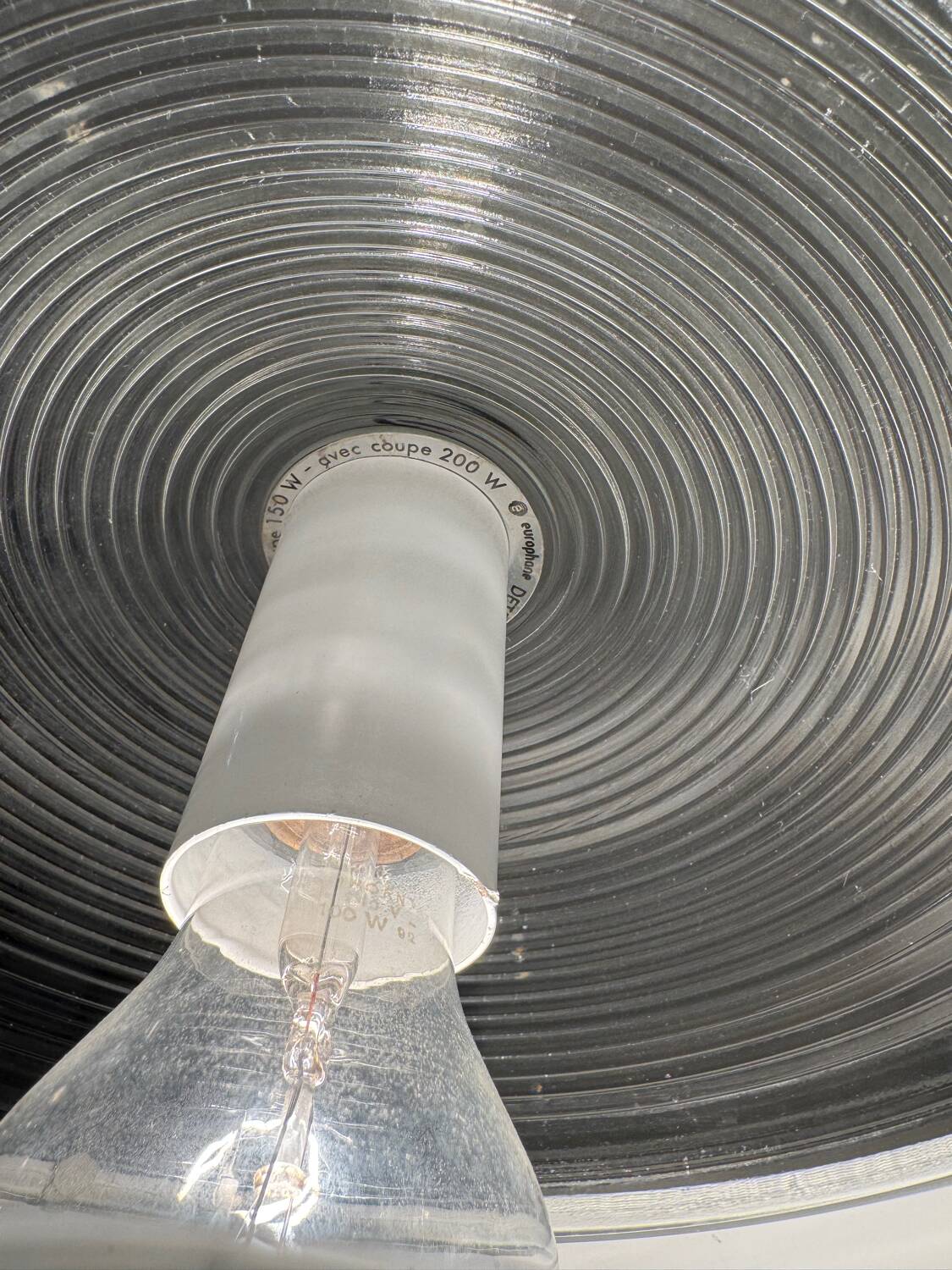 Holophane chandelier design Space Age 70´s