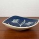 Pottery bowl studio model 2071 Danish modern mid-century with floral design by Søholm, 1960s.