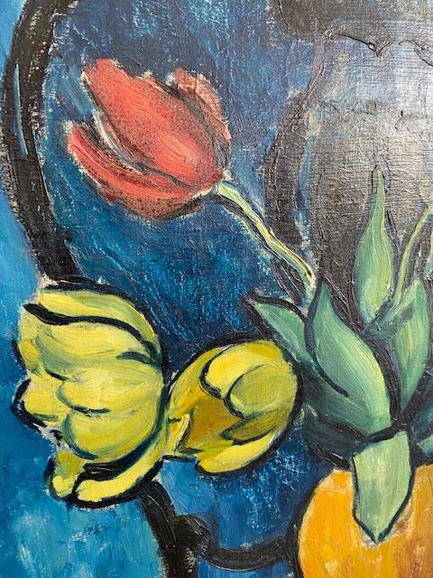 still life on chair 1948 Man Collot