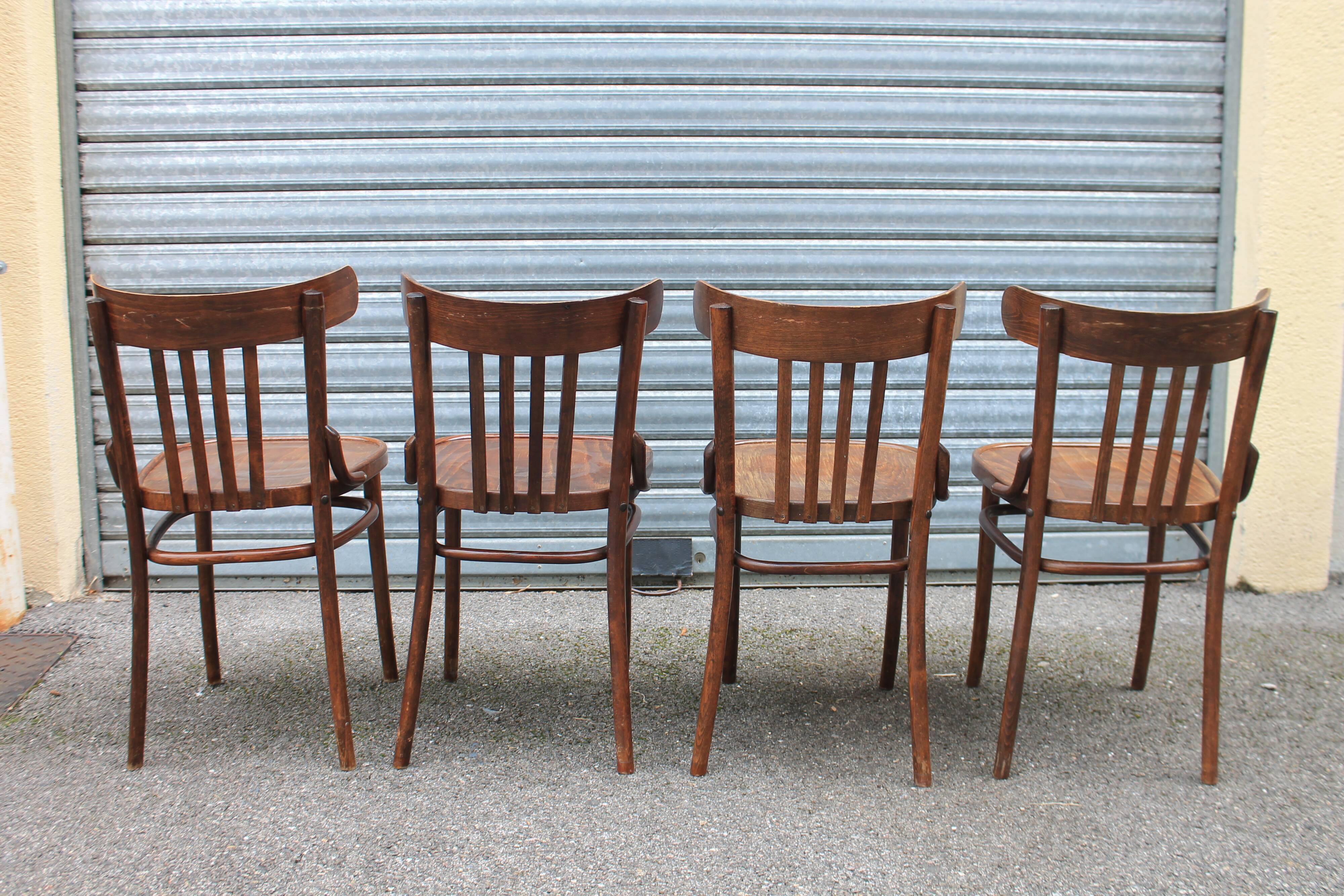 Set of 4 bistro chairs