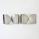 Pair of Chrome Foglio Wall Lights by Tobia & Afra Scarpa for Flos, 1960s