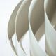 Louis Weisdorf for Lyfa Space age Danish Turbo White Moon Pendant Light, 1965