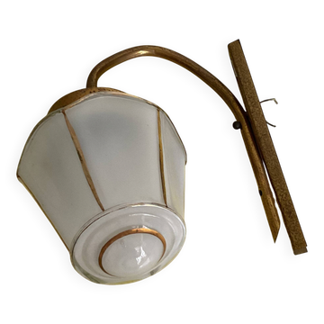 Bronze Art Deco wall light