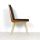 Pair of Boomerang Easy Chair by Hans Mitzlaff for Eugen Schmidt in Leather