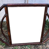 Vintage bamboo/rattan mirror