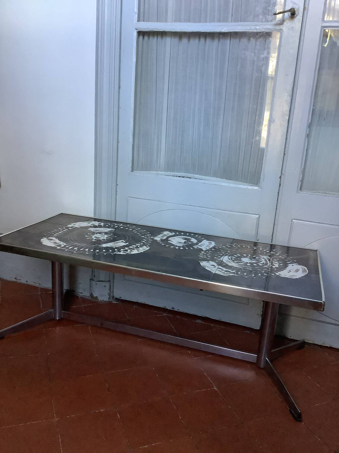 Vintage ceramic coffee table from the 1970s