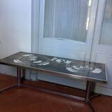 Vintage ceramic coffee table from the 1970s