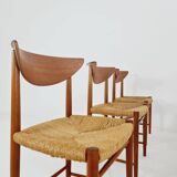 1960s Set of 6 teak dining chairs By Peter Hvidt & Orla Molgaard-Nielsen