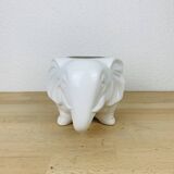 Cache pot éléphant céramique