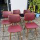 Ensemble de 5 chaises Pynock vintage