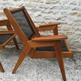 80s canning armchairs