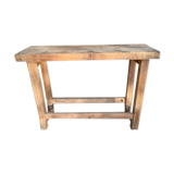 Solid wood carver's workbench