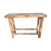 Solid wood carver's workbench