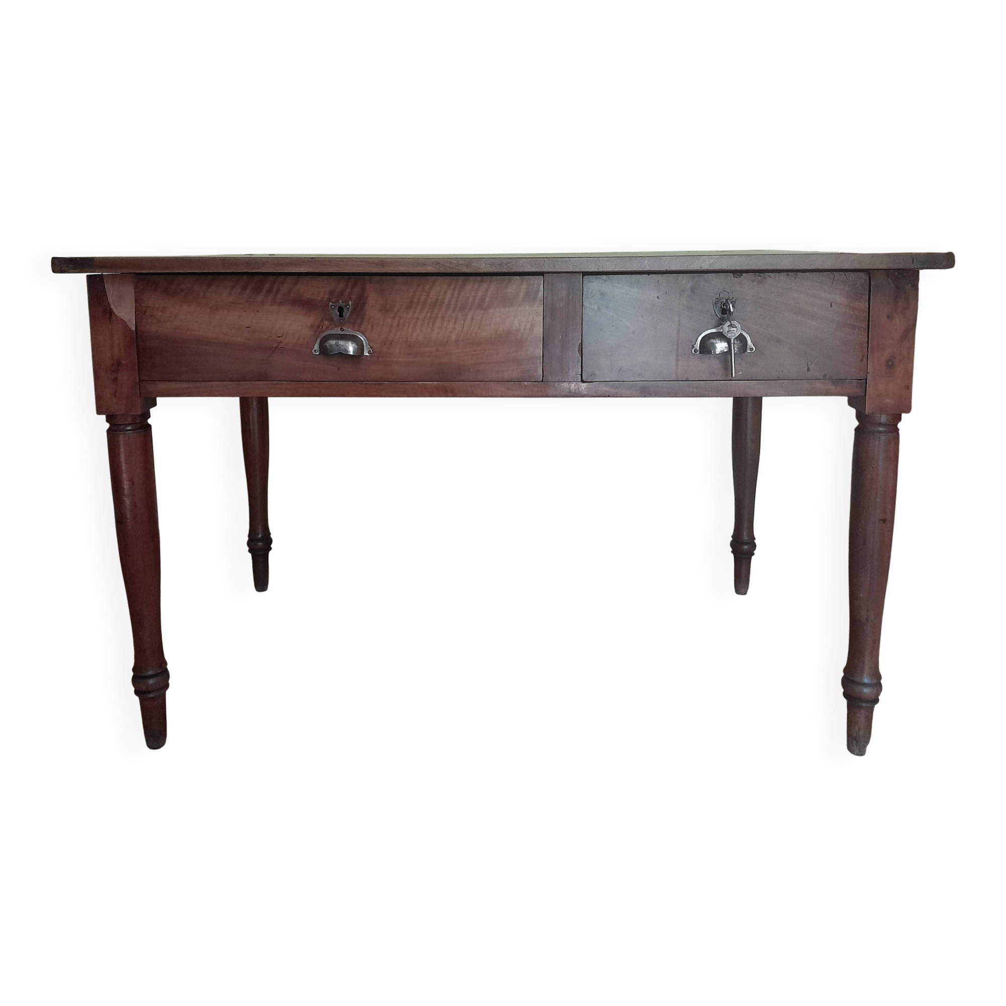 Bureau bois massif style Louis Philippe