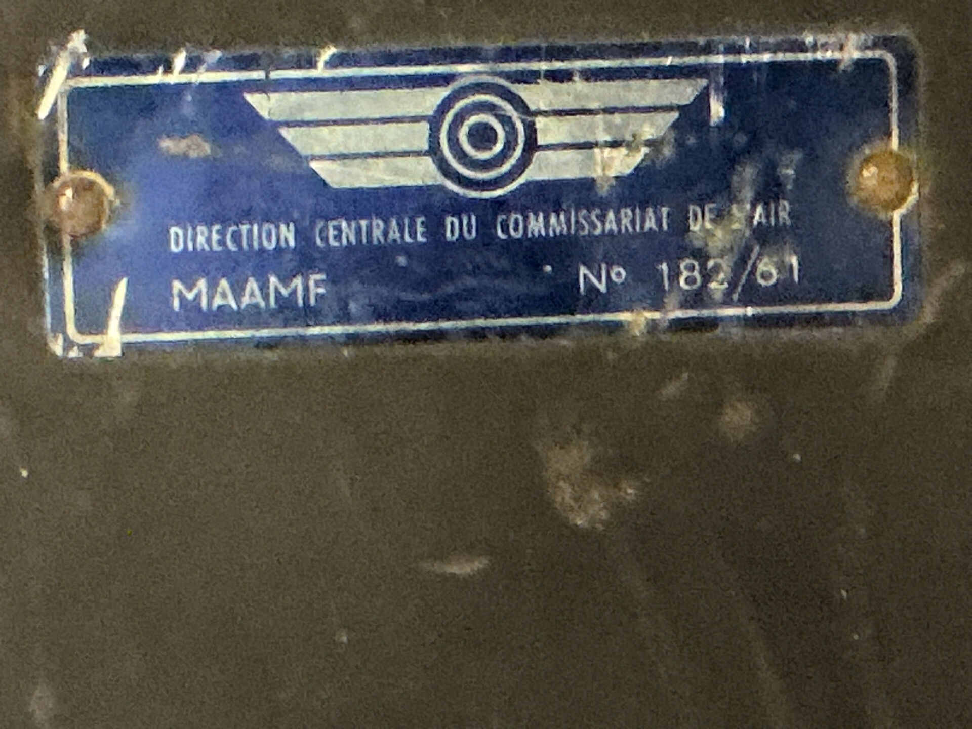 Armoire, métallique, armée de l’air, 1961